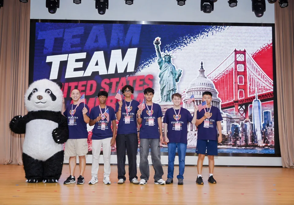 2026 IEO现场的Team USA代表队